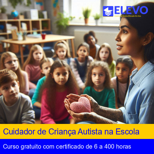 Cuidador de Criança Autista na Escola